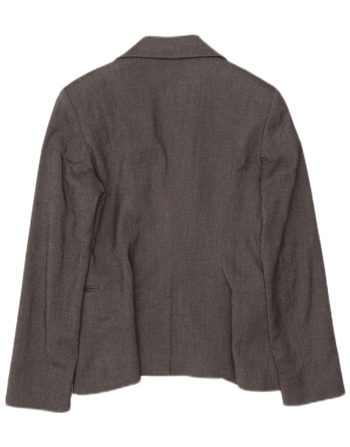 Sisley Damen-Blazer mit 1 Knopf, Gr. 8, Grau