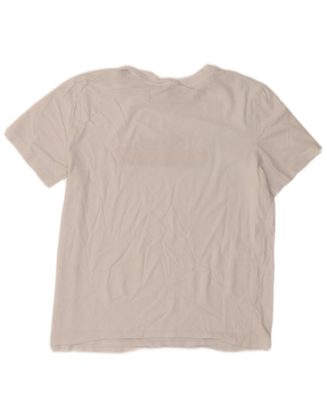 Diesel Damen Grafik T-Shirt Top UK 14 Large Weiß