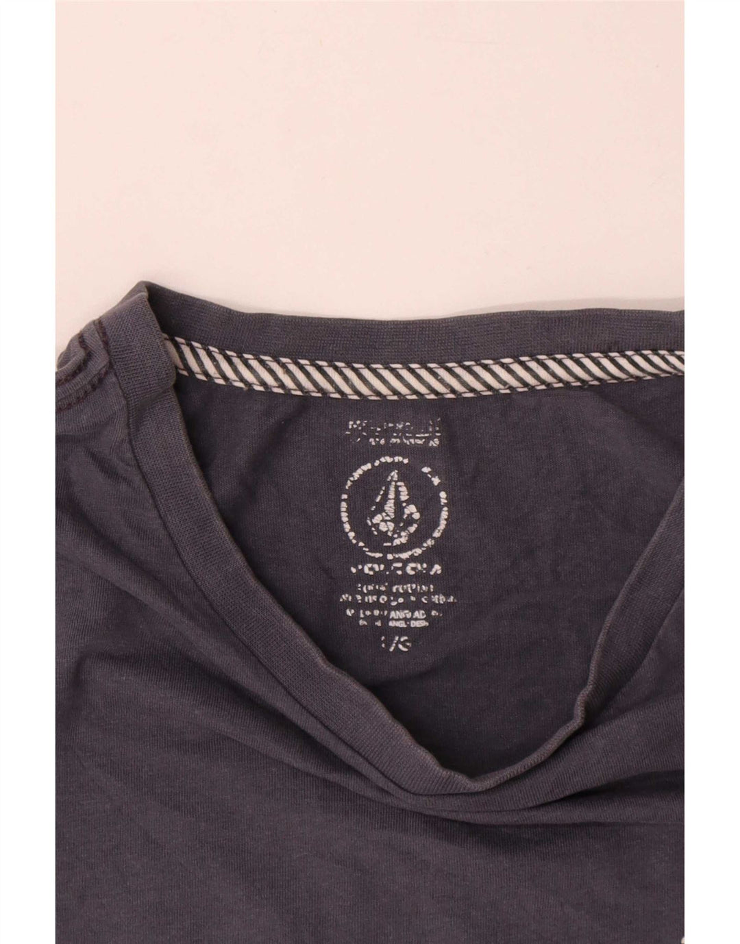 Volcom Herren-T-Shirt mit Grafik, groß, marineblau, Baumwolle