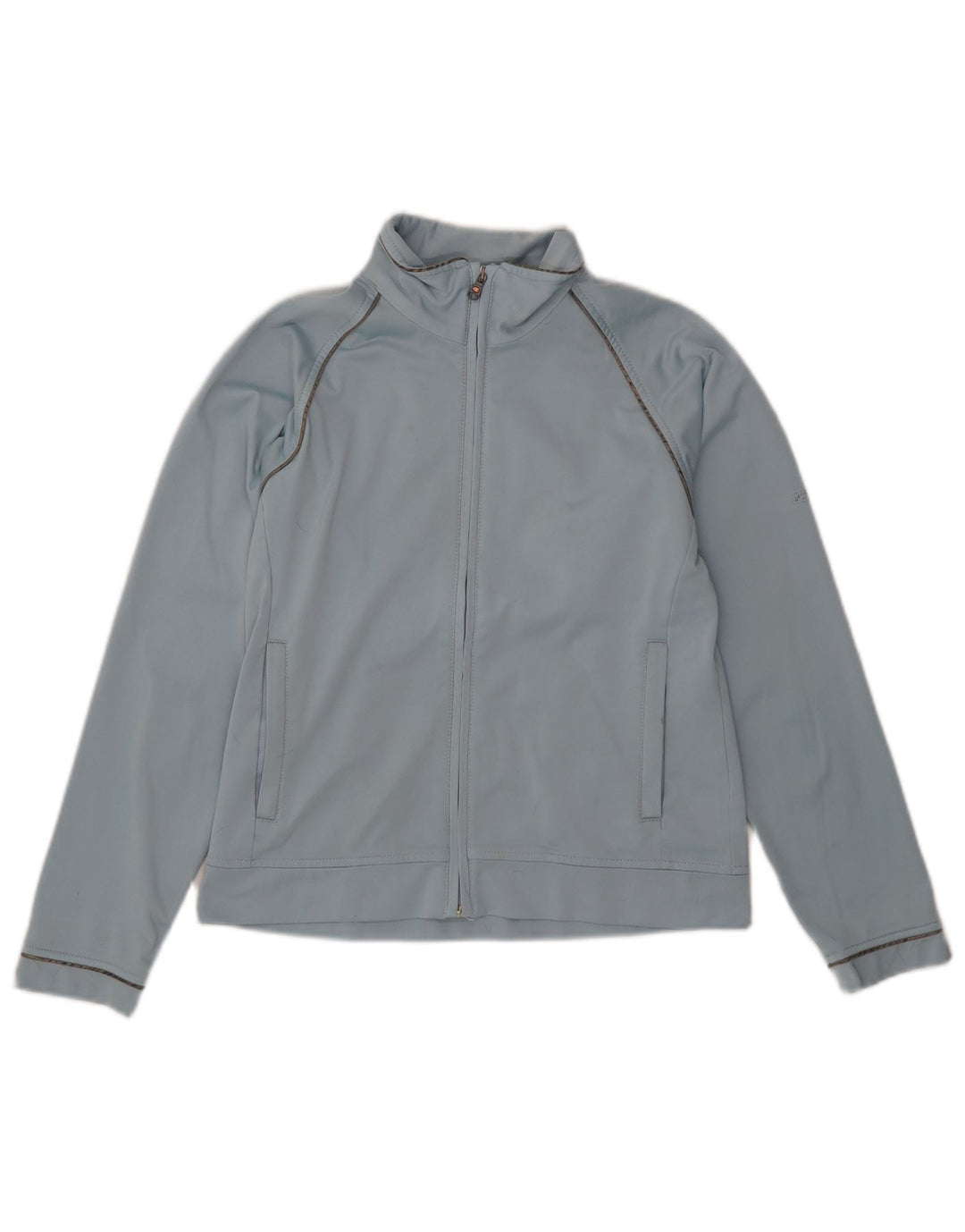 Champion Damen-Trainingsanzug-Top-Jacke, UK 10, Größe S, Blau
