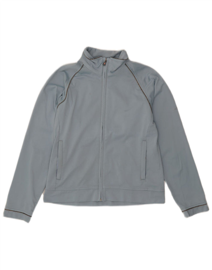 Champion Damen-Trainingsanzug-Top-Jacke, UK 10, Größe S, Blau