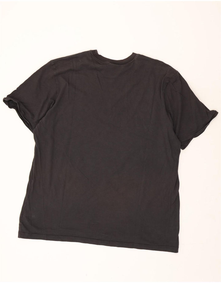 Adidas Herren T-Shirt Top 2XL Schwarz Baumwolle