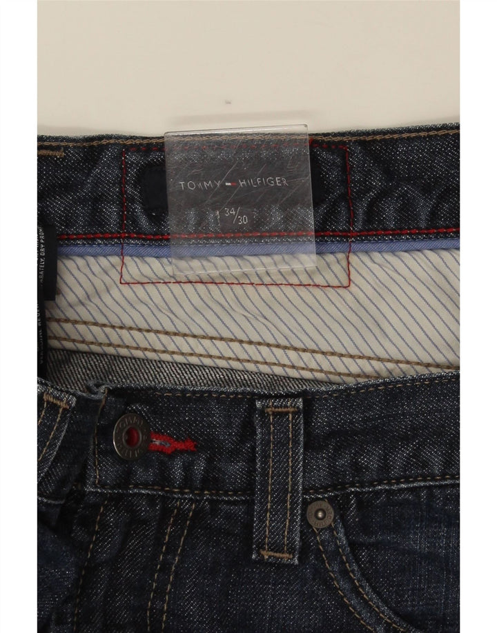 Tommy Hilfiger Herren Straight Jeans W34 L30 Blau