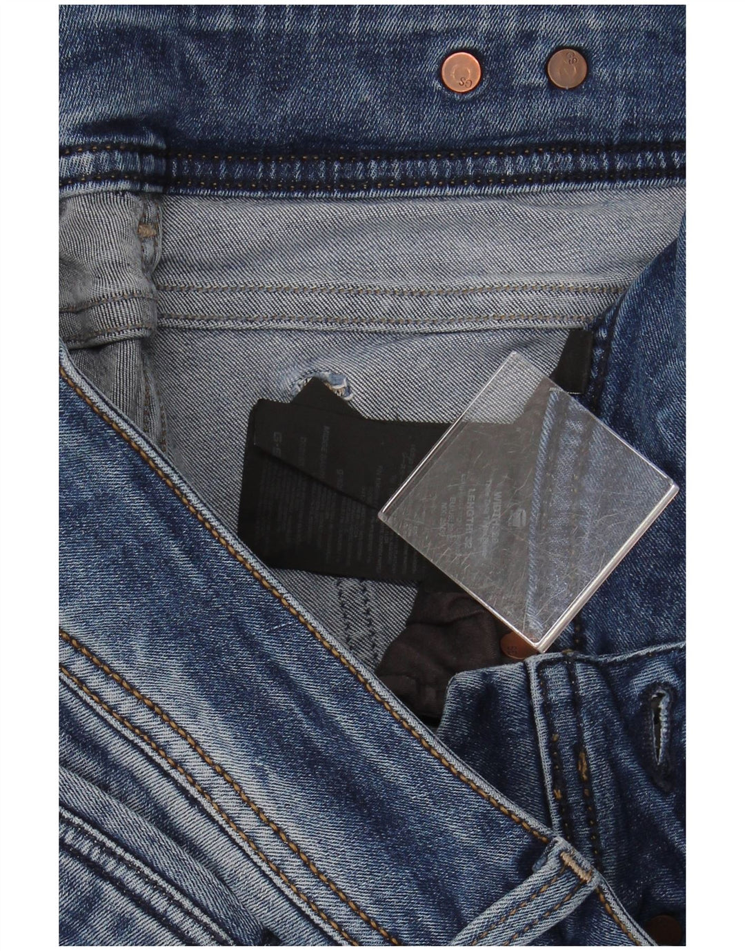 G-STAR Damen Slim Jeans W29 L29 Blaue Baumwolle