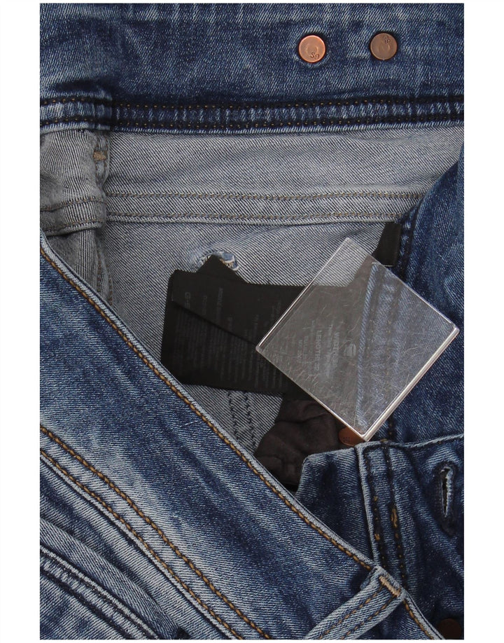 G-STAR Damen Slim Jeans W29 L29 Blaue Baumwolle