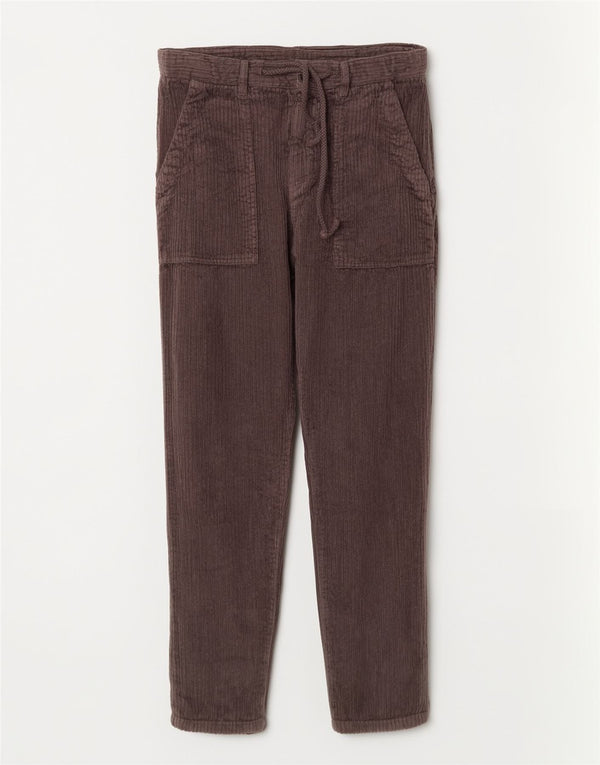Zara Herren Tapered Cordhose XS W29 L27 Braune Baumwolle