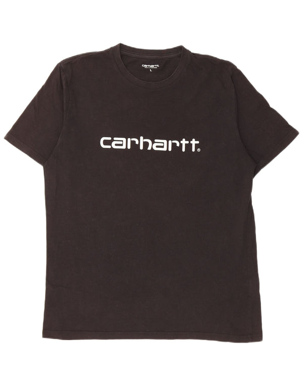Carhartt Herren-T-Shirt mit Grafik, groß, aus schwarzer Baumwolle
