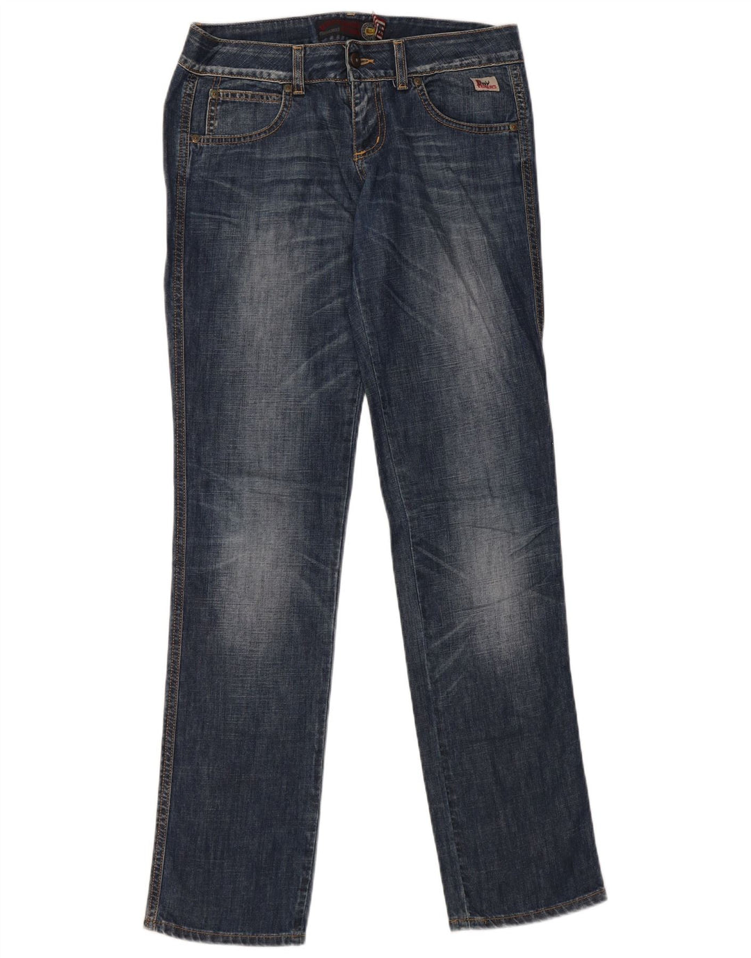 Roy Rogers Damen Straight Jeans W26 L33 Blau