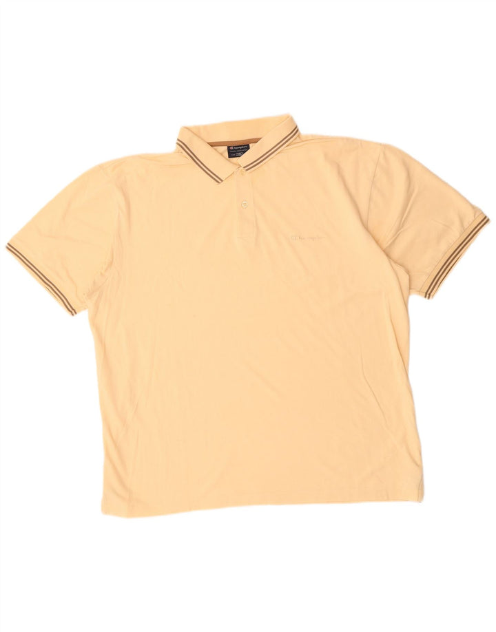 CHAMPION Herren Poloshirt 2XL Beige Baumwolle