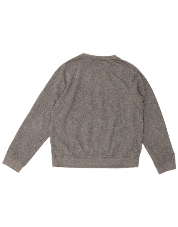 Nike Jungen-Sweatshirt mit Grafik, 13–14 Jahre, XL, graue Baumwolle