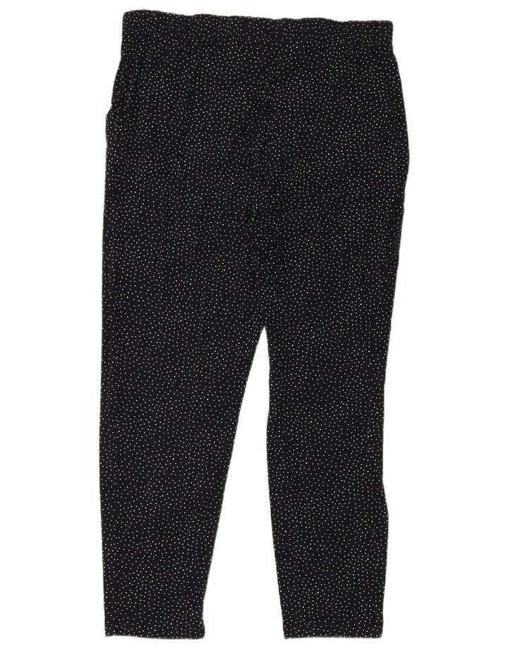 Marks & Spencer Damen Leggings UK 18 XL Marineblau gepunktete Viskose