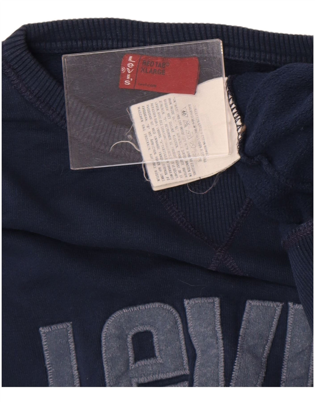 Levi's Herren-Sweatshirt mit Grafik, XL, Marineblau, Baumwolle