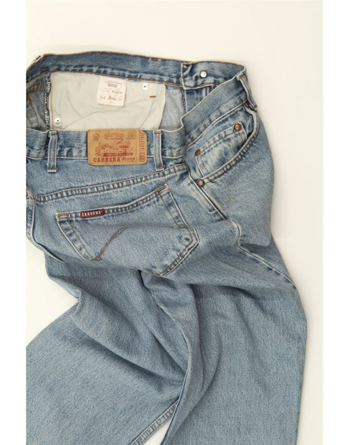 CARRERA Herren 700 Straight Jeans W38 L25 Blaue Baumwolle