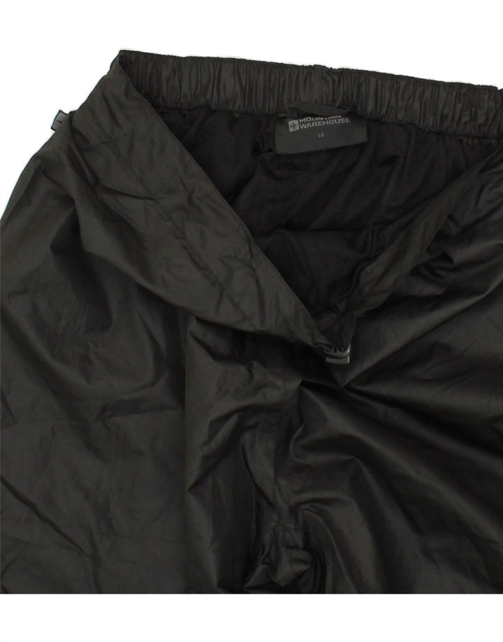 MOUNTAIN WAREHOUSE Womens Tracksuit Trousers UK 14 Medium Black Polyester Vintage Mountain Warehouse and Second-Hand Mountain Warehouse from Messina Hembry 