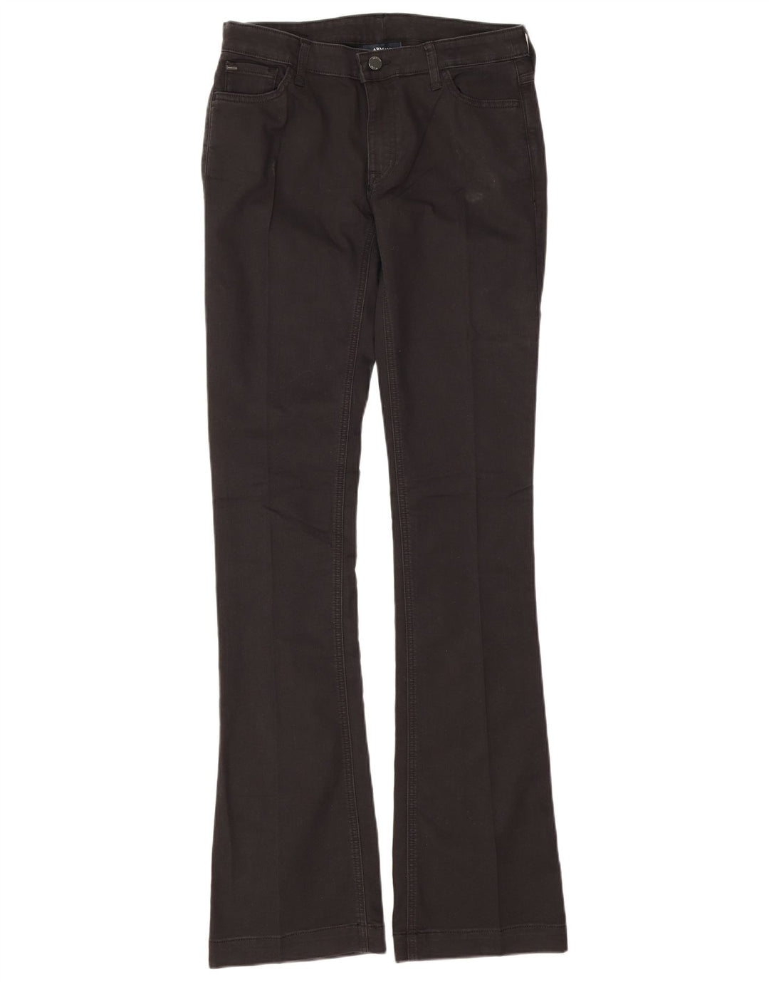 Armani Womens Flared Jeans W29 L35 Black Cotton