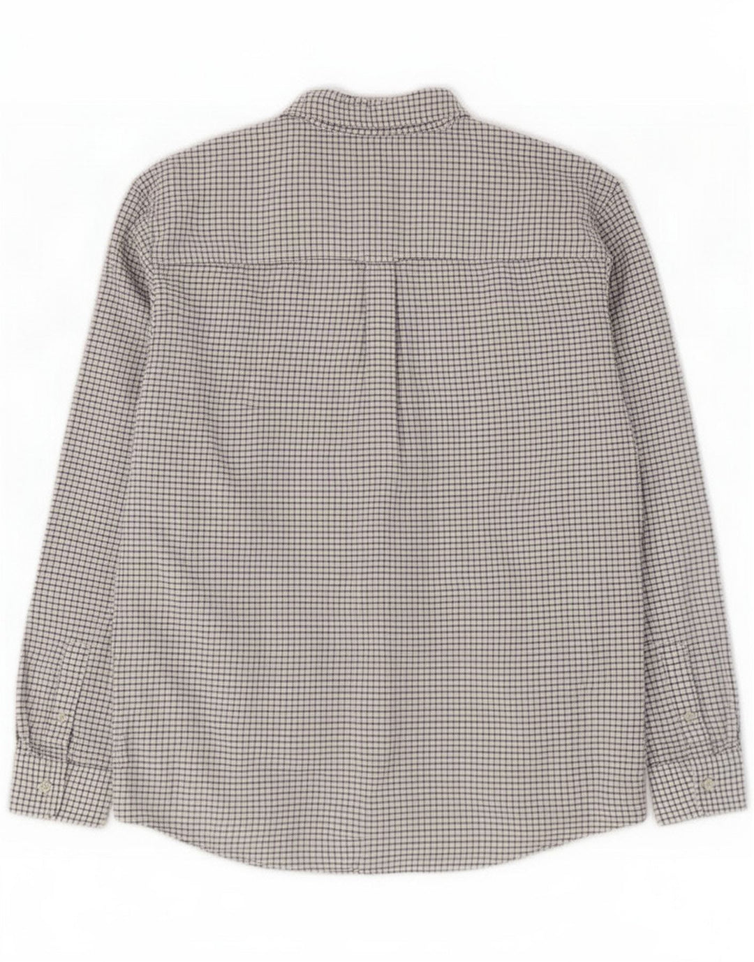 Chaps Herrenhemd 2XL weiß kariert Baumwolle