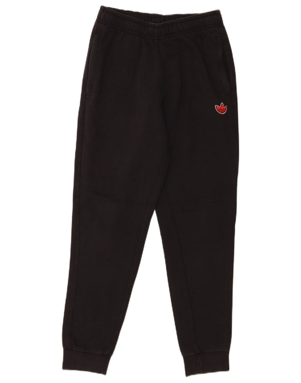 Adidas Jungen-Trainingshose, Jogginghose, 13–14 Jahre, schwarze Baumwolle