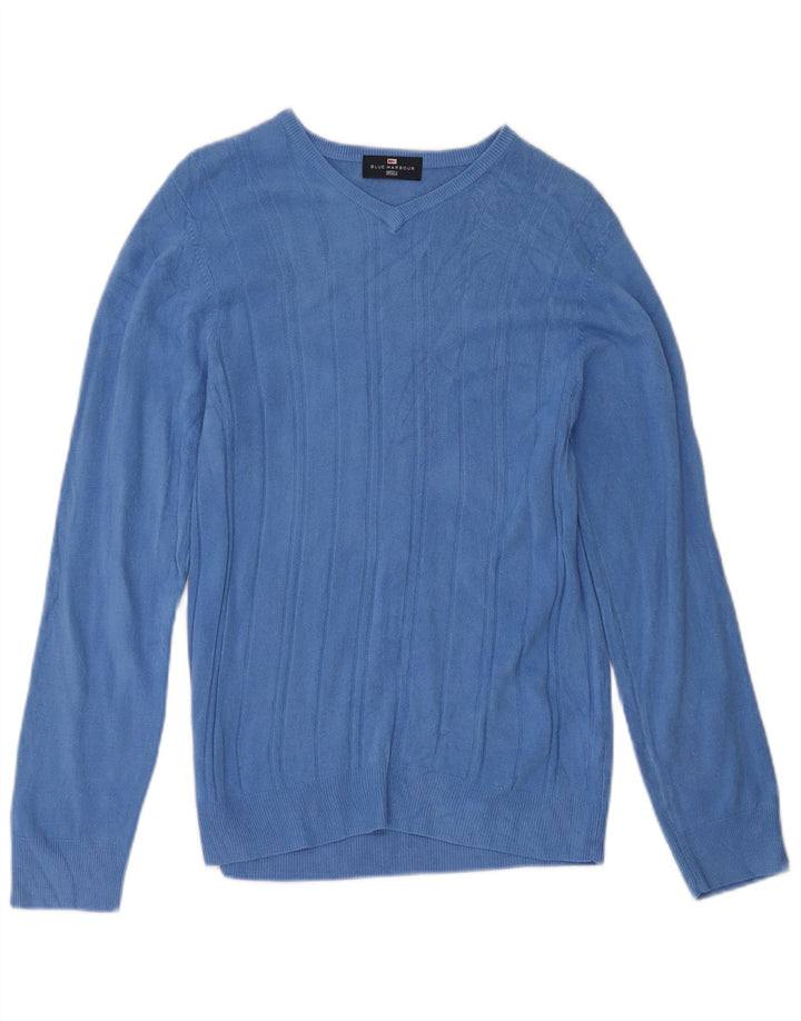 Marks & Spencer Damen Blue Harbor V-Ausschnitt Pullover Pullover UK 10 Small