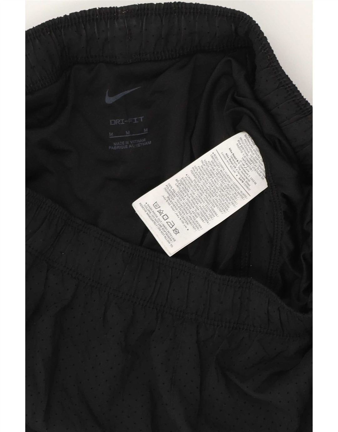 Nike Damen Dri Fit Sport Shorts UK 12 Medium Schwarz Polyester