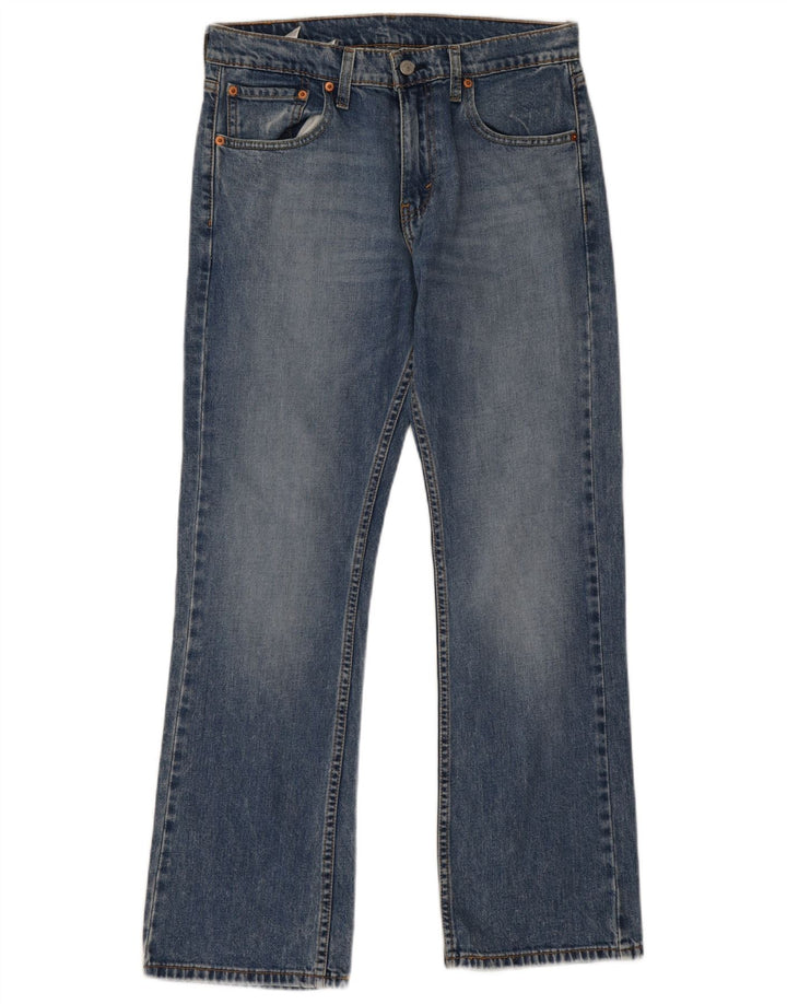 Levi's Herren 527 Slim Bootcut Jeans W32 L30 Blaue Baumwolle