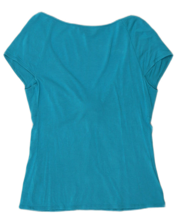 Luisa Spagnoli Damen Blusentop UK 14 Large Blue Modal