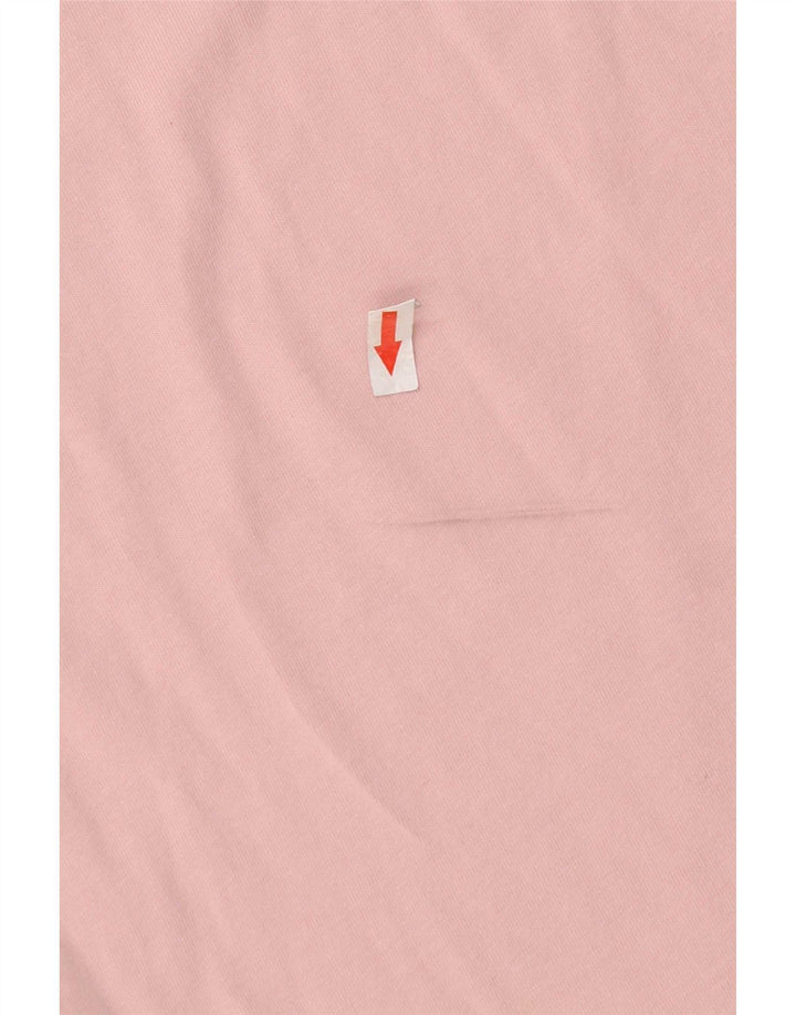 Ellesse Damen T-Shirt Top UK 14 Mittelrosa Baumwolle