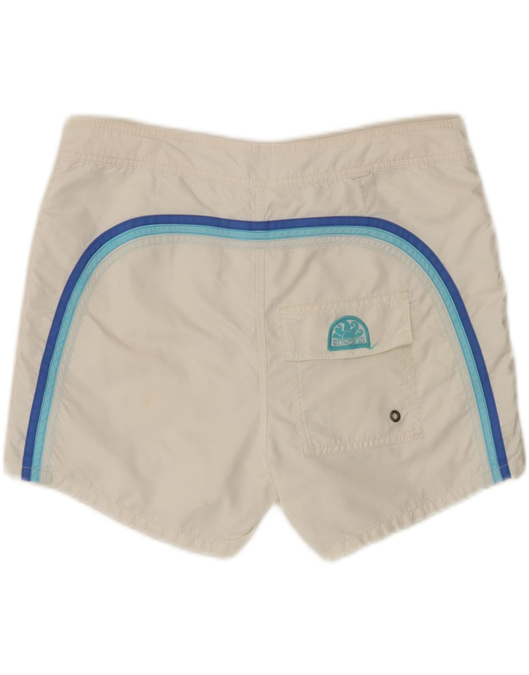 Sundek Herren-Badeshorts, Größe L, Weiß
