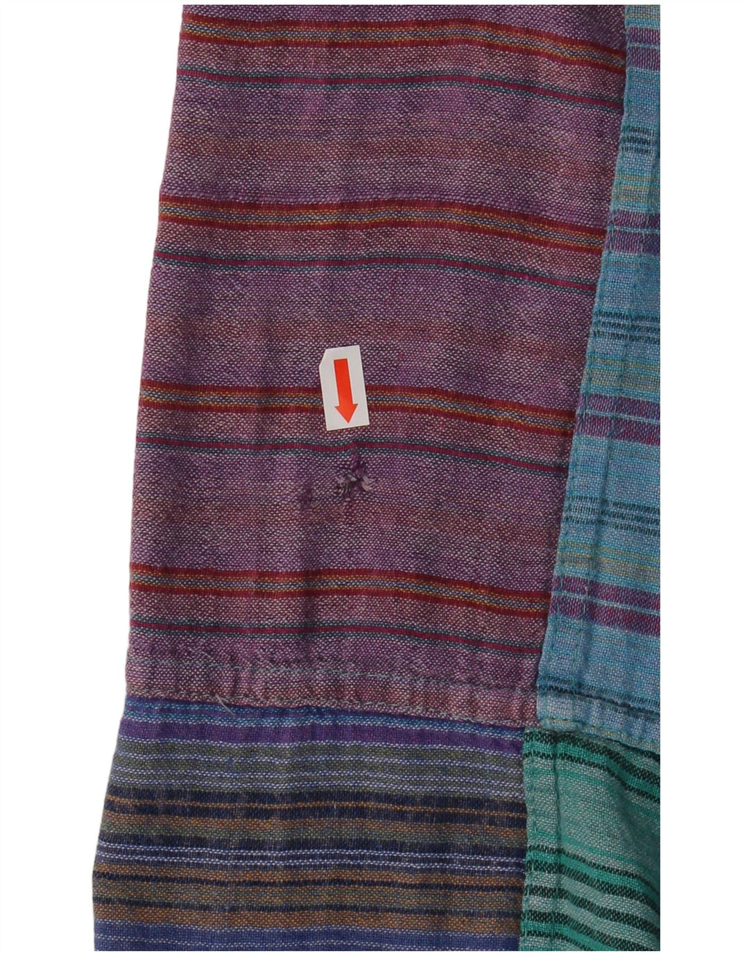 VINTAGE Damen Haremshose W30 L22 Mehrfarbiges Patchwork