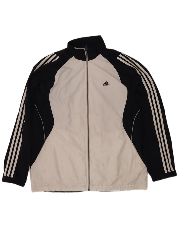 Adidas Herren Climacool Trainingsanzug-Top-Jacke, groß, Marineblau, Farbblock