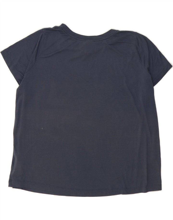 NIKE Womens Oversized Graphic T-Shirt Top UK 20 2XL Navy Blue Polyester Vintage Nike and Second-Hand Nike from Messina Hembry 