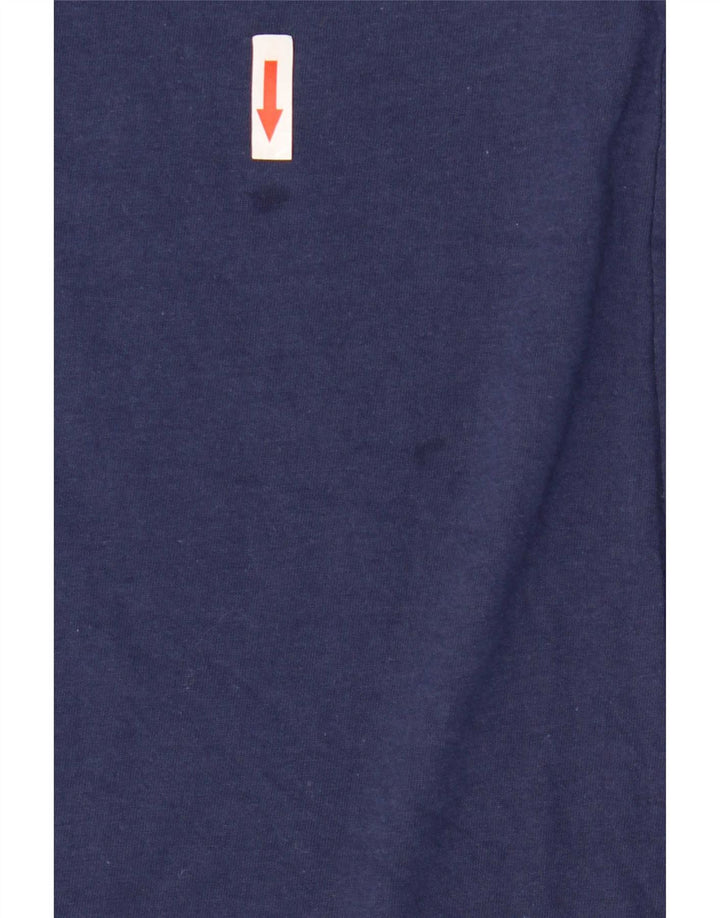 Nike Herren-T-Shirt mit Grafik, mittelgroß, marineblau, Baumwolle