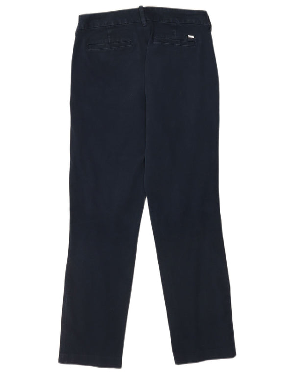 Tommy Hilfiger Damen gerade Chino-Hose US 6 Medium W26 L27 Marineblau