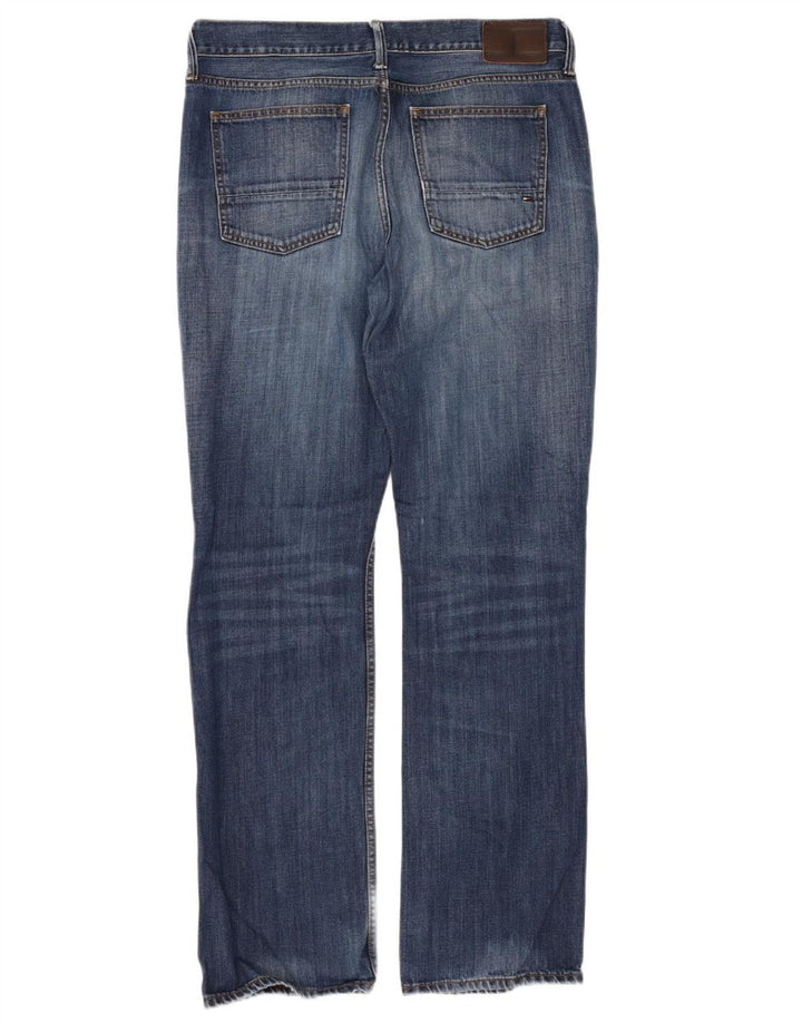 Tommy Hilfiger Herren Regular Straight Jeans W36 L34 Blaue Baumwolle