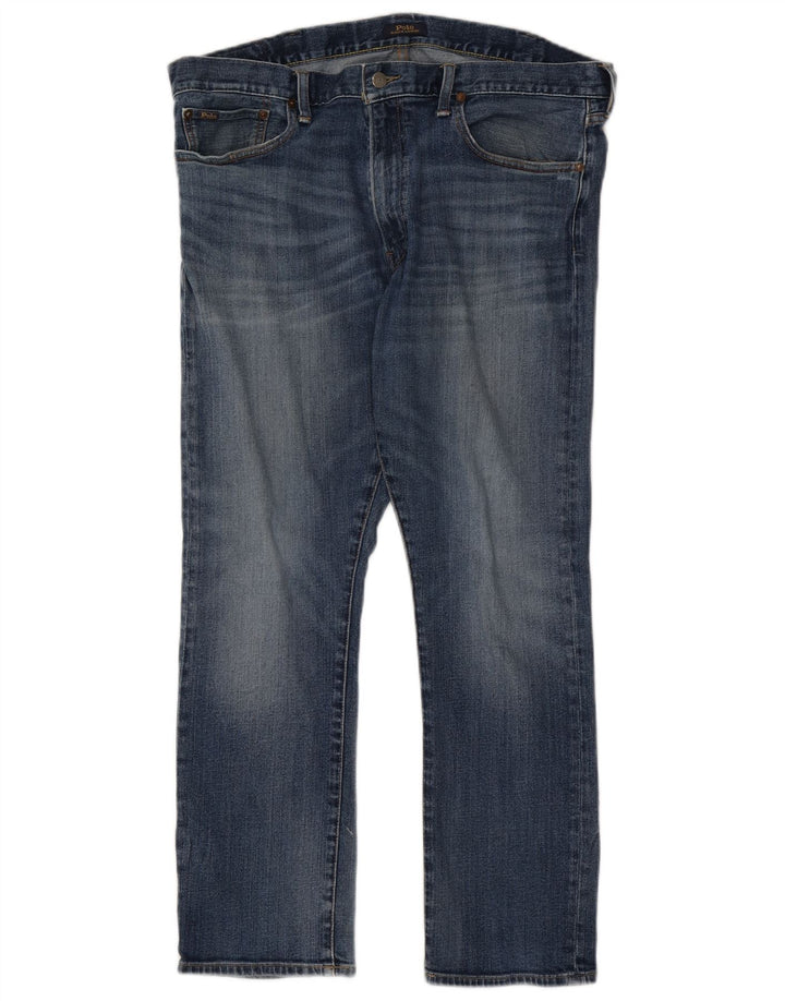 Polo Ralph Lauren Herren Straight Jeans W38 L30 Blaue Baumwolle