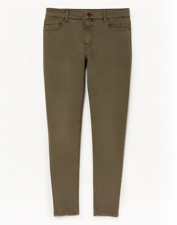 Marks & Spencer Damen The Ivy Skinny Jeans UK 14 Large W32 L28 Khaki