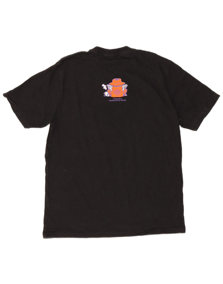 Carhartt Herren Graphic T-Shirt Top Medium Schwarz
