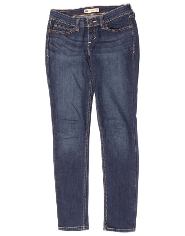 Levi's Damen Demi Curve Low Waist Skinny Jeans W28 L31 Blau