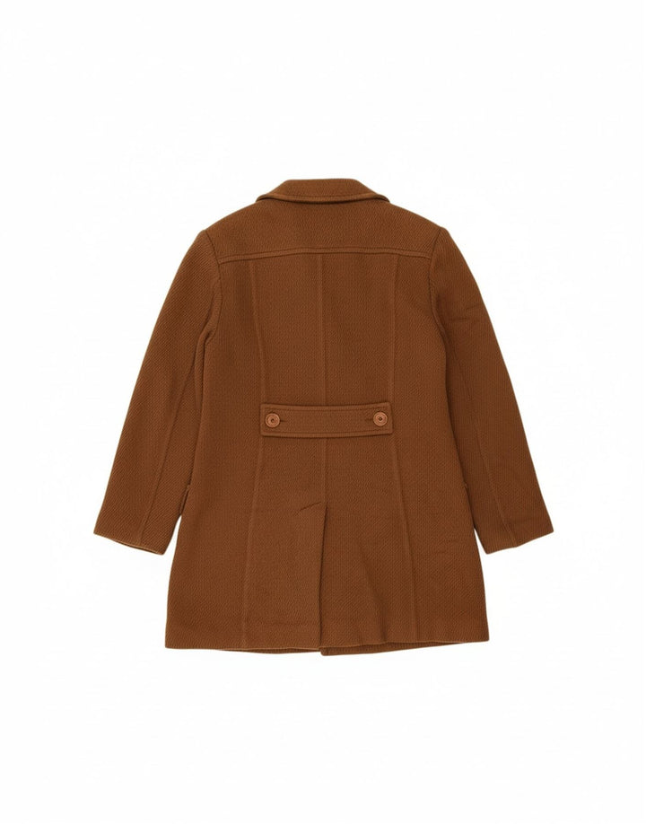 MAX & CO. Womens Overcoat UK 12 Medium  Brown Wool