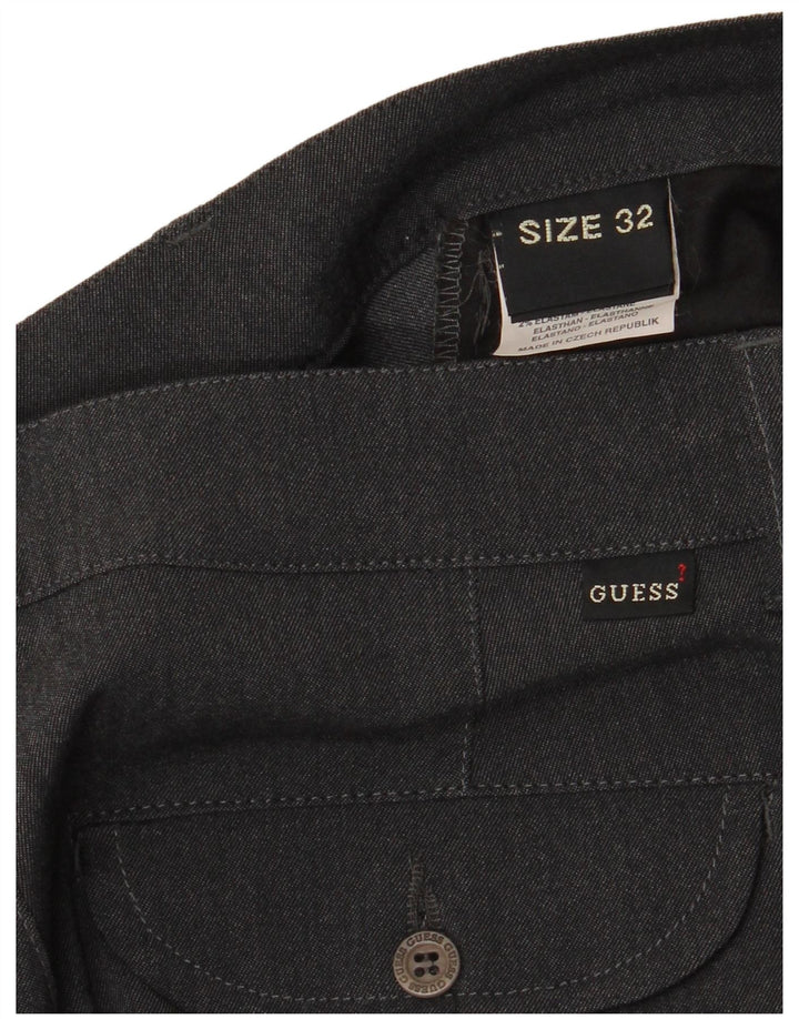 Guess Gerade Freizeithose für Herren, W32, L29, Grau, Polyester
