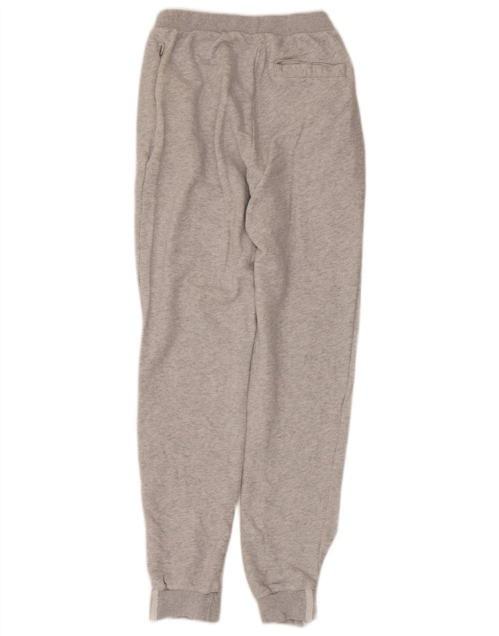 ADIDAS Damen Trainingshose Jogger UK 6 XS Grau gefleckte Baumwolle