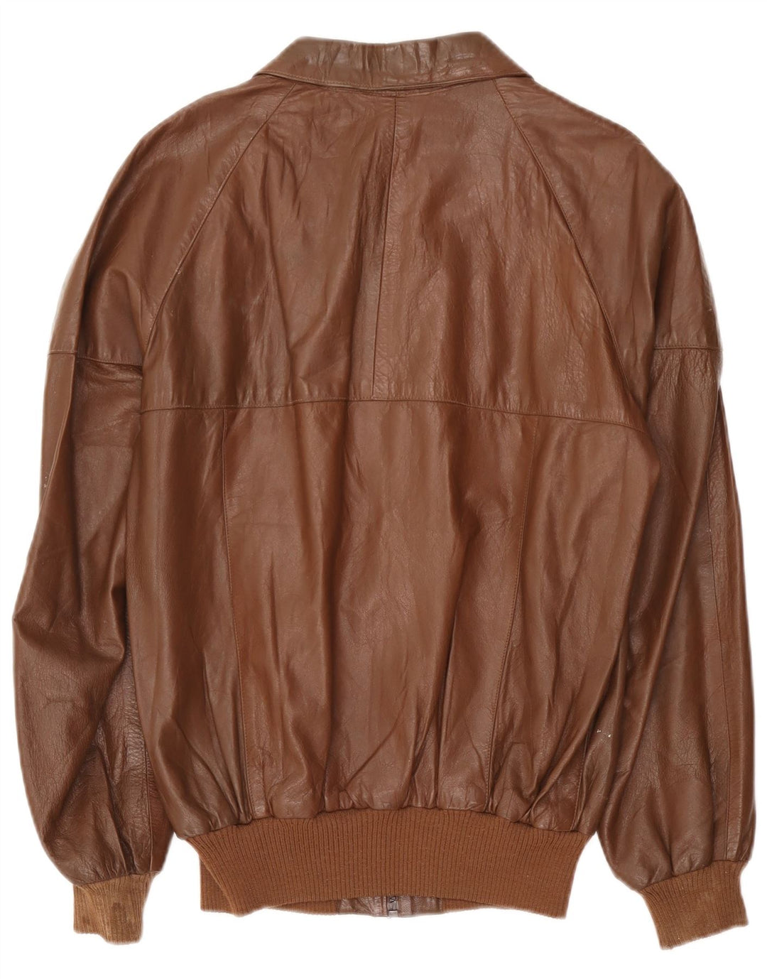 Vintage Herren Lederjacke UK 38 Mittelbraun