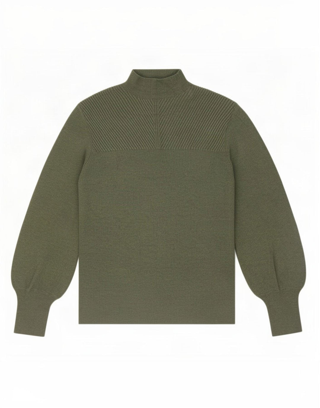 Marks & Spencer Rollkragenpullover für Damen, Gr. 14, Mittelgrün