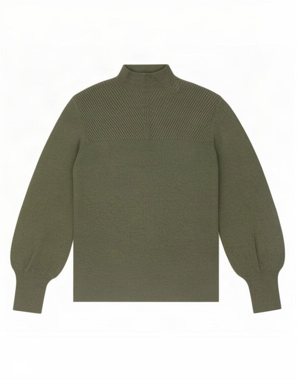 Marks & Spencer Rollkragenpullover für Damen, Gr. 14, Mittelgrün