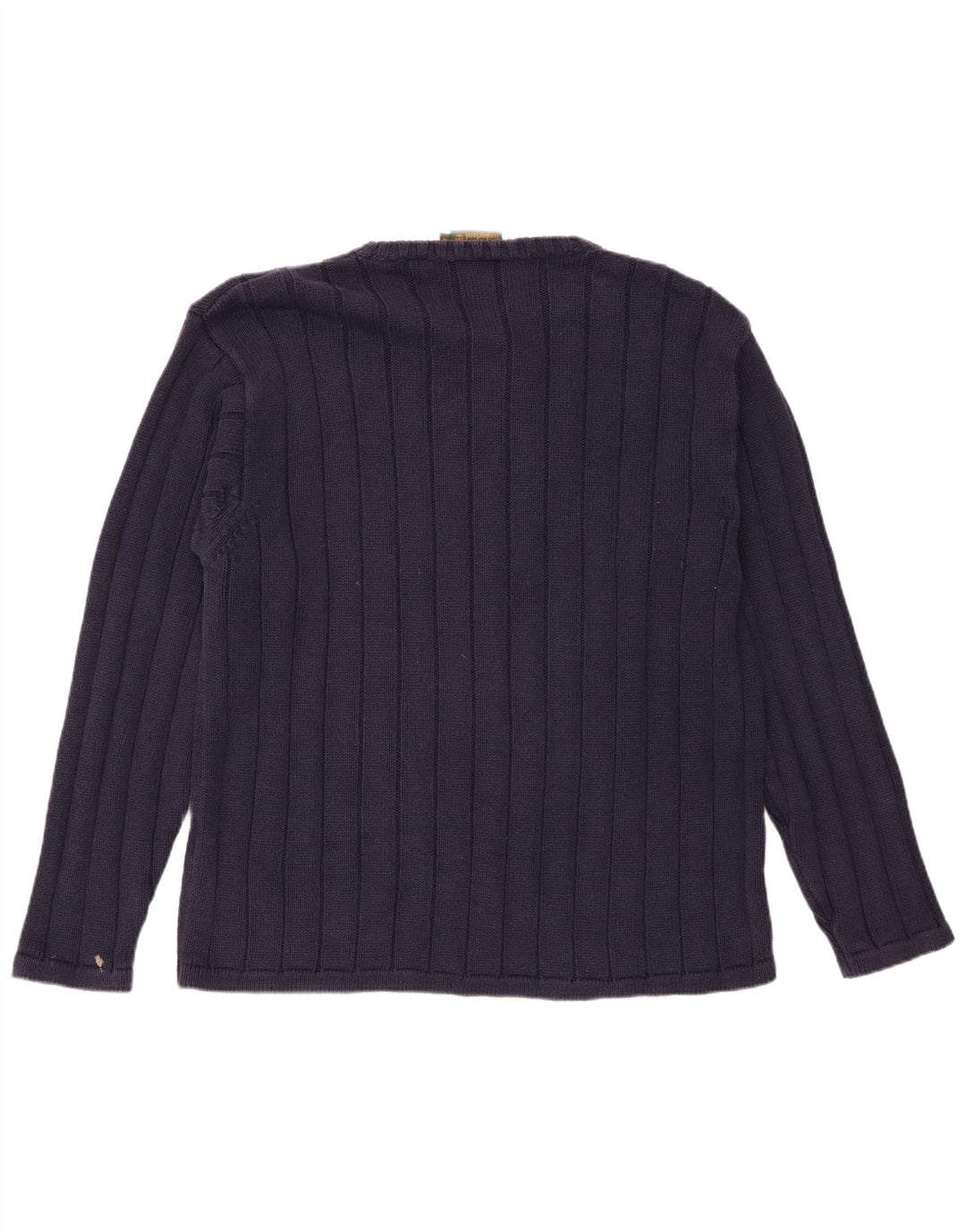 Timberland Herren-Pullover mit Rundhalsausschnitt, mittlere marineblaue Baumwolle