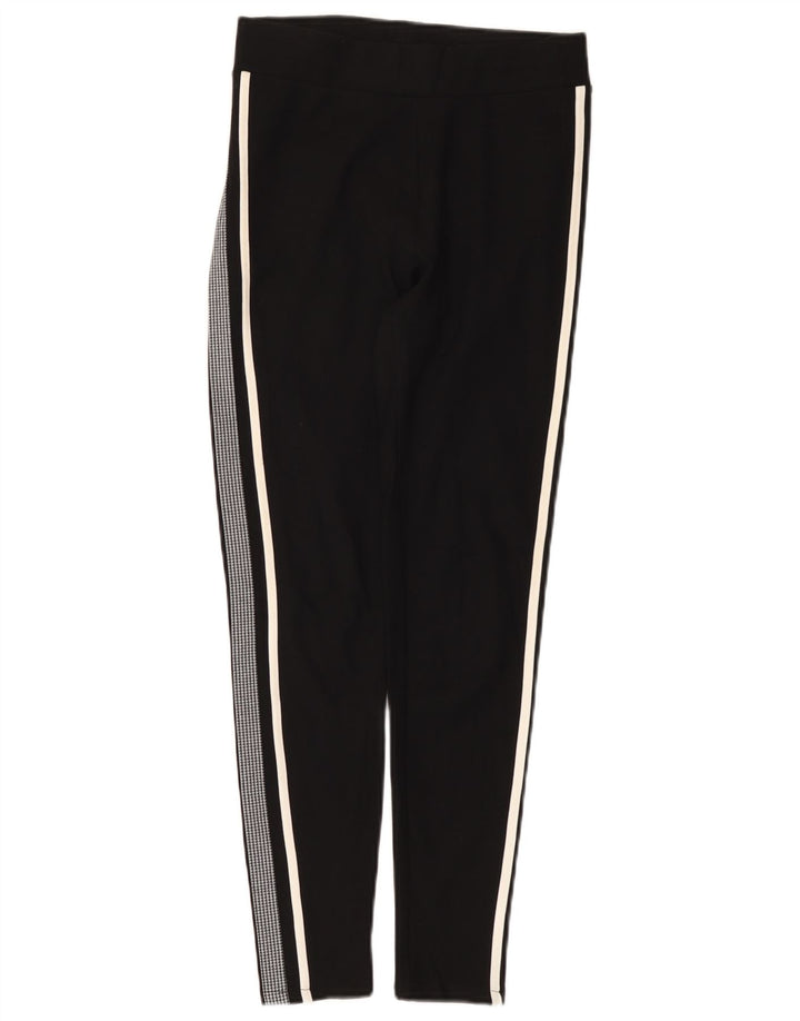 Marks & Spencer Damen Leggings UK 8 Small Schwarz Colourblock Viskose