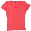 Lee Damen-T-Shirt mit Grafik, UK 12, mittelrosa, Baumwolle
