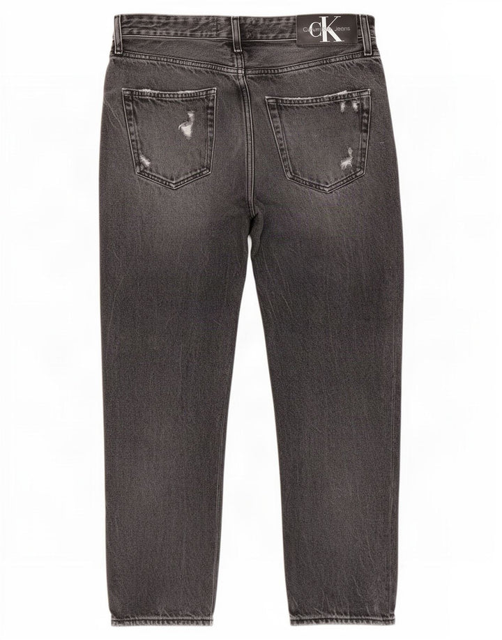 Calvin Klein Herren Distressed Slim Jeans W31 L27 Grau