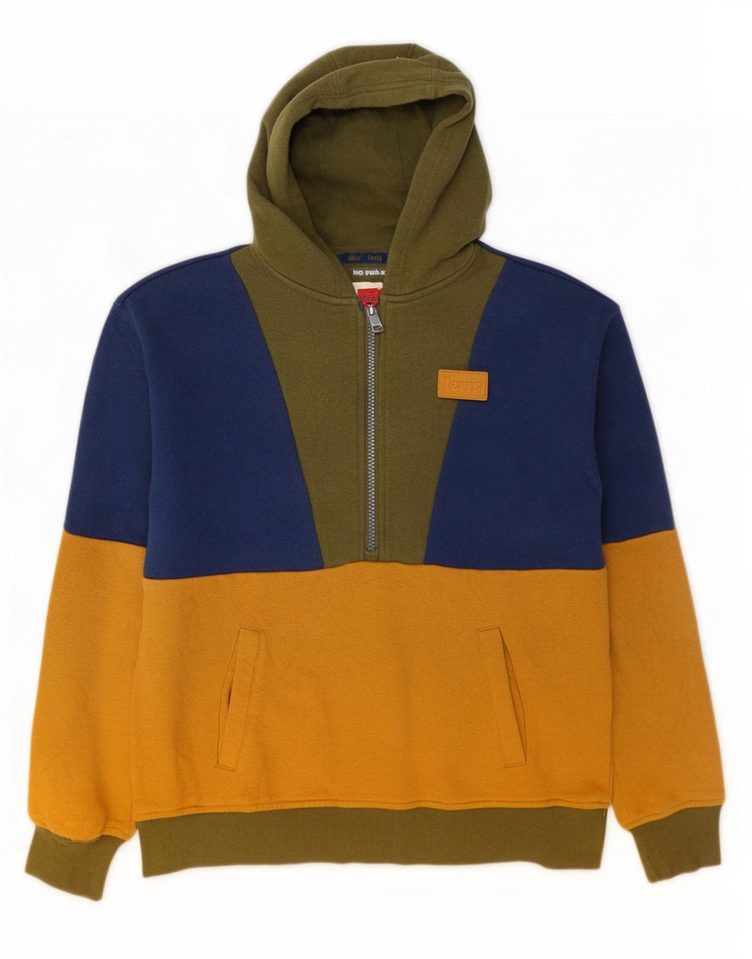 Levi's Jungen-Pullover mit grafischem Kapuzenpullover, 12–13 Jahre, groß, mehrfarbig
