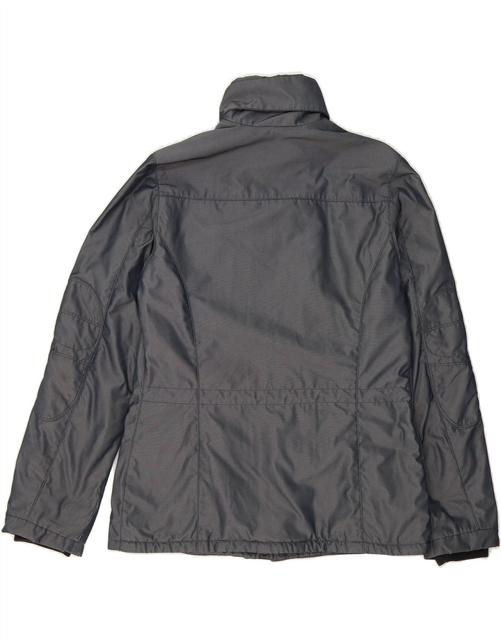 NORTH SAILS Womens Utility Jacket UK 14 Medium Grey Polyester Vintage North Sails and Second-Hand North Sails from Messina Hembry 