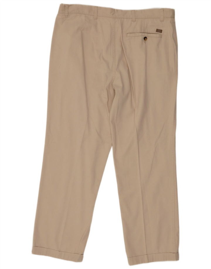 Marks & Spencer Herren Pegged Regular Chinohose W38 L31 Beige Baumwolle